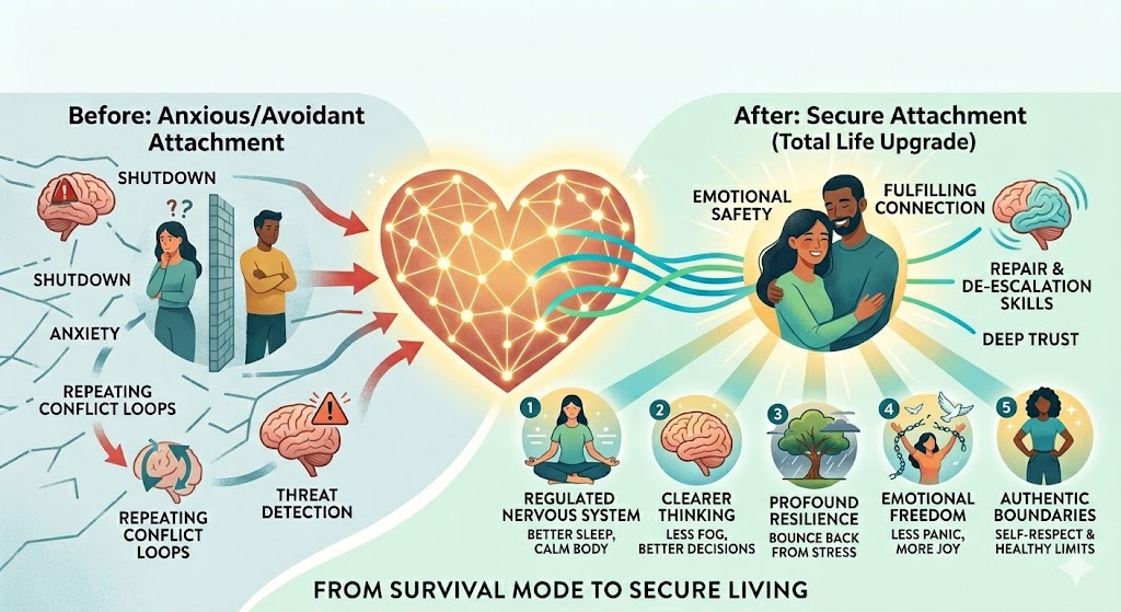 Repatterning your attachment: a total life upgrade