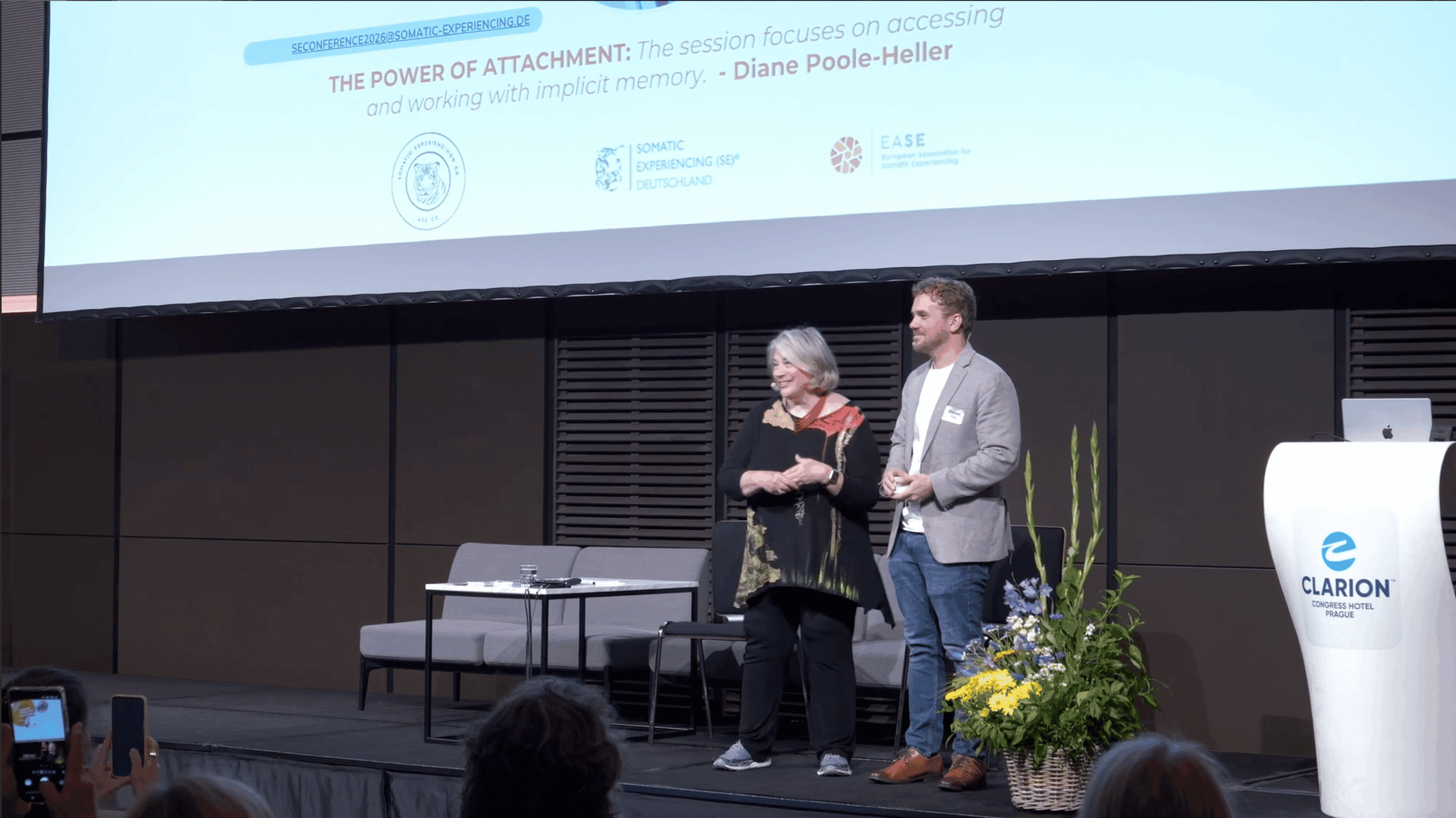 Daniel Vose with Diane Poole Heller, founder of the DARe Somatic Attachment Practitioner Training